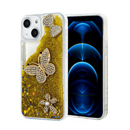 Liquid Quicksand Glitter Cover Case - L23 for iPhone 12 Pro Max (Only Ground Shipping)