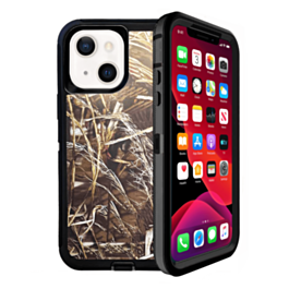Heavy Duty Case for iPhone 13 Mini (CAMO BLACK) (Only Ground Shipping)