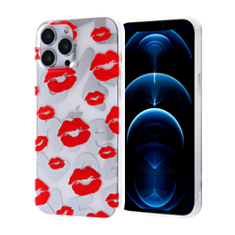 Love Me Printed Clear Case - E8 for iPhone 12 Pro Max (Only Ground Shipping)