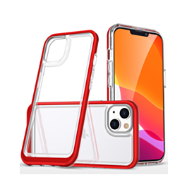 Dual Layers Double Injection Case - RED for iPhone 13 Pro (Only Ground Shipping)