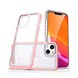 Dual Layers Double Injection Case - PINK for iPhone 13 Pro Max (Only Ground Shipping)