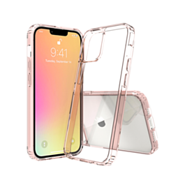 Acrylic Dual Layer Transparent Case - PINK for iPhone 13 Pro (Only Ground Shipping)