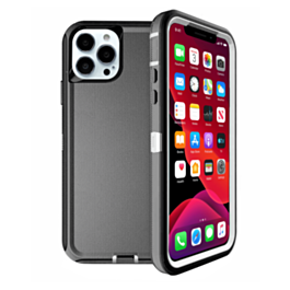 Heavy Duty Case for iPhone 13 Pro (BLACK & WHITE) (Only Ground Shipping)