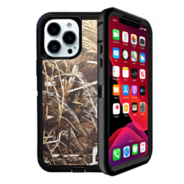Heavy Duty Case for iPhone 13 Pro (CAMO BLACK) (Only Ground Shipping)