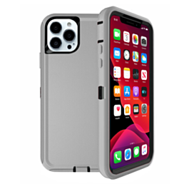 Heavy Duty Case for iPhone 13 Pro (GRAY & BLACK) (Only Ground Shipping)
