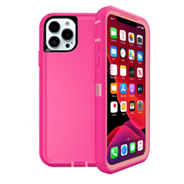 Heavy Duty Case for iPhone 13 Pro (HOT PINK) (Only Ground Shipping)