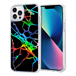 Flower Print Design Hard Clear Case - G147 for iPhone 13 Pro (Only Ground Shipping)