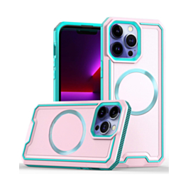 Non-Slip Translucent Matte Wireless Charging Case (TEAL) for iPhone 13 Pro Max (Only Ground Shipping)