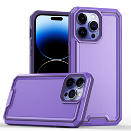 Slim Non-Slip Transparent Matte Case - PURPLE for iPhone 13 Pro Max (Only Ground Shipping)