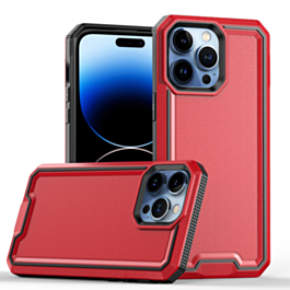 Slim Non-Slip Transparent Matte Case - RED for iPhone 13 Pro Max (Only Ground Shipping)