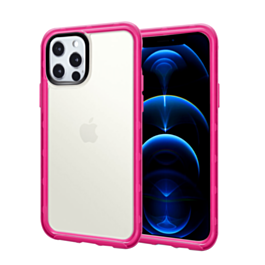 Acrylic Dual Layer Transparent Case - RED for iPhone 13 Pro (Only Ground Shipping)