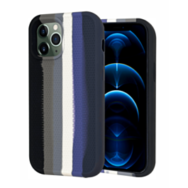 Dual Layer Serrated Case - RAINBOW BLACK for iPhone 8P / 7P (Only Ground Shipping)