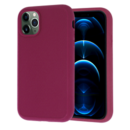 Dual Layer Serrated Case - MAROON for iPhone 8P / 7P (Only Ground Shipping)