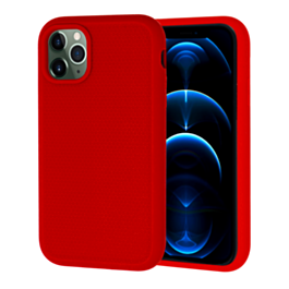 Dual Layer Serrated Case - RED for iPhone 8P / 7P (Only Ground Shipping)