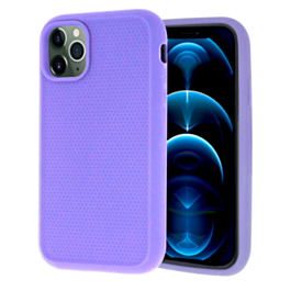 Dual Layer Serrated Case - PURPLE for iPhone 8P / 7P (Only Ground Shipping)