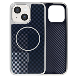 Woven Color Pattern Case (NAVY BLUE) for iPhone 14 / 13 (Only Ground Shipping)