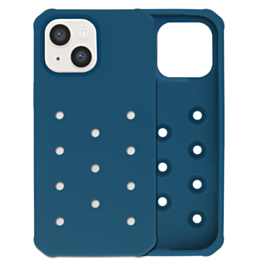Charm Built Silicone Case (DARK BLUE) for iPhone 13 / 14 / 16e / 17e (Only Ground Shipping)