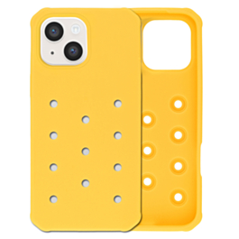 Charm Built Silicone Case (YELLOW) for iPhone 13 / 14 / 16e / 17e (Only Ground Shipping)