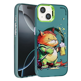 Animal Graffiti Design Wireless Charging Case - Style 10 for iPhone 13 / 14 / 16e / 17e (Only Ground Shipping)