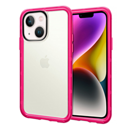 Acrylic Dual Layer Transparent Case - RED for iPhone 15 (Only Ground Shipping)