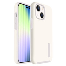 iPhone 14 Plus /15 Plus Dual Layer Protection Case - WHITE (Only Ground Shipping)