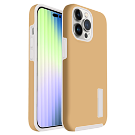 Dual Layer Protection Case - GOLD for iPhone 14 Pro (Only Ground Shipping)