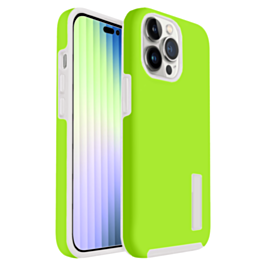 Dual Layer Protection Case - GREEN for iPhone 14 Pro (Only Ground Shipping)