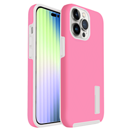 Dual Layer Protection Case - PINK for iPhone 14 Pro (Only Ground Shipping)