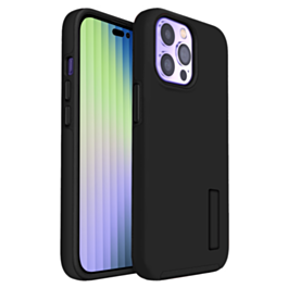 Dual Layer Protection Case - BLACK for iPhone 14 Pro Max (Only Ground Shipping)