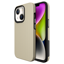 iPhone 14 Plus / 15 Plus Shock Absorption Protective Dual Layer Case - GOLD (Only Ground Shipping)