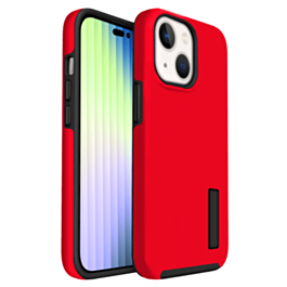 iPhone 14 Plus /15 Plus Dual Layer Protection Case - RED (Only Ground Shipping)