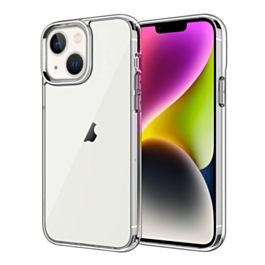 iPhone 14 Plus / 15 Plus Acrylic Dual Layer Transparent Case - CLEAR (Only Ground Shipping)