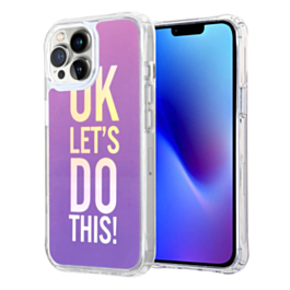 BLUE Light Injection Case - OK for iPhone 14 Pro (Only Ground Shipping)