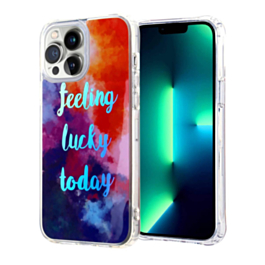 BLUE Light Injection Case - LUCKY for iPhone 14 Pro (Only Ground Shipping)