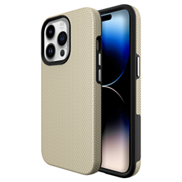 Shock Absorption Protective Dual Layer Case - GOLD for iPhone 14 Pro Max (Only Ground Shipping)