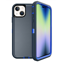 Heavy Duty Case for iPhone 15 (DARK BLUE) (Only Ground Shipping)