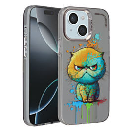 Animal Graffiti Design Wireless Charging Case - Style 8 for iPhone 15 (Only Ground Shipping)