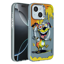 Animal Graffiti Design Wireless Charging Case - Style 13 for iPhone 15 (Only Ground Shipping)