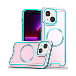 Non-Slip Translucent Matte Wireless Charging Case - TEAL for iPhone 15 (Only Ground Shipping)