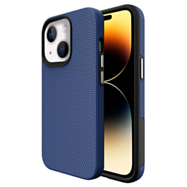 iPhone 14 Plus / 15 Plus Shock Absorption Protective Dual Layer Case - BLUE (Only Ground Shipping)