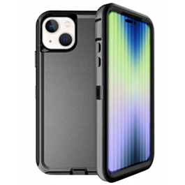 Heavy Duty Case for iPhone 14 Plus / 15 Plus (BLACK) (Only Ground Shipping)