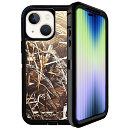 Heavy Duty Case for iPhone 14 Plus / 15 Plus (CAMO BLACK) (Only Ground Shipping)