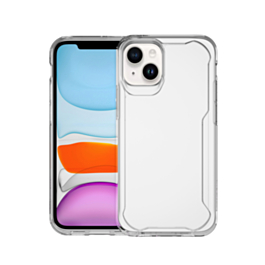 iPhone 14 Plus / 15 Plus Luxury TPU Hybrid Protection Case - CLEAR (Only Ground Shipping)
