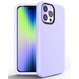 Silicone Design Heavy Duty Case - PURPLE for iPhone 15 Pro (Only Ground Shipping)
