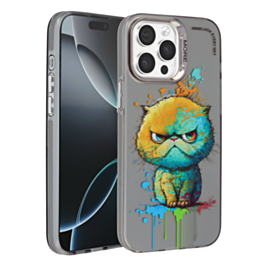 Animal Graffiti Design Wireless Charging Case - Style 8 for iPhone 15 Pro (Only Ground Shipping)