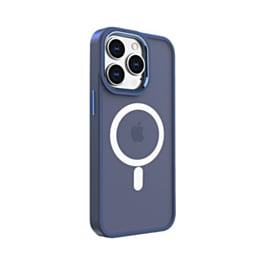 New Magnetic Wireless Charging Case - NAVY BLUE for iPhone 15 Pro Max (Only Ground Shipping)