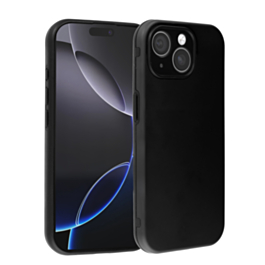 Full Cover New Design Silicone Case - BLACK for iPhone 14 Plus / 15 Plus (Only Ground Shipping)