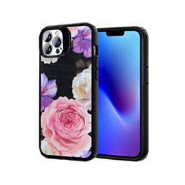 Wireless Charging Fashion Heavy Duty Case - ROSE for iPhone 15 Pro (Only Ground Shipping)