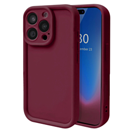 All Round Protective Case - RED for iPhone 15 Pro (Only Ground Shipping)