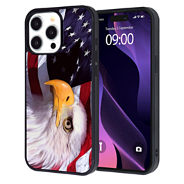 Printing Aluminum Plate Case - EAGLE for iPhone 15 Pro (Only Ground Shipping)